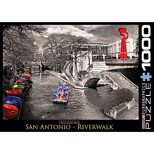 City Photography 1000pc Puzzle San Antonio Riverwalk