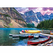 Canoes On The Lake 1000-piece Puzzle