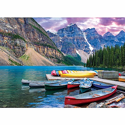 Canoes On The Lake 1000-piece Puzzle