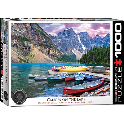 Canoes On The Lake 1000-piece Puzzle