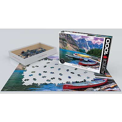 Canoes On The Lake 1000-piece Puzzle