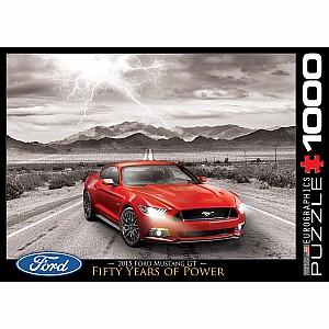 Vintage Car Ads & Cruisin' Series Puzzles - Fifty Years of Power -2015 Ford Mustang