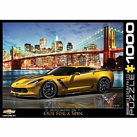 Out For A Spin, Corvette Z06 1000-piece Puzzle