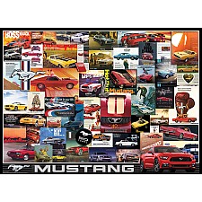 Vintage Car Ads & Cruisin' Series Puzzles - Ford Mustang Advertising Collection