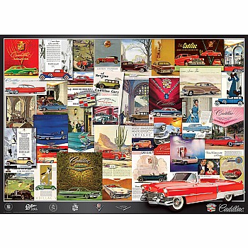 Vintage Car Ads - Cadillac 1000-Piece Puzzle