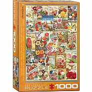 Flowers Seed Catalogue Collection 1000-piece Puzzle