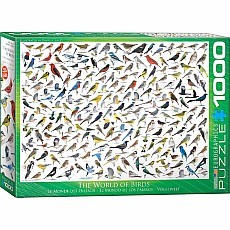 The World of Birds, by David Sibley 1000-Piece Puzzle