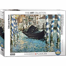 Edouard Manet - Le Grand Canal, Venise (Venise bleu) 1000-Piece Puzzle
