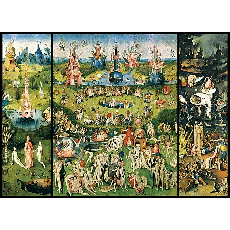 Heironymus Bosch-The Garden of Earthly Delights, triptych 1000-Piece Puzzle