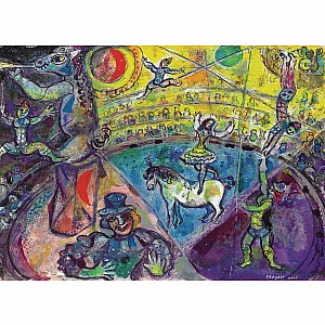 Post-Modern Art Puzzles - The Circus Horse by Marc Chagall