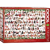 Holiday Dogs 1000-piece Puzzle