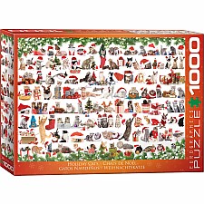 Holiday Cats 1000-piece Puzzle