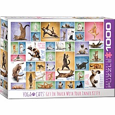 Yoga Cats 1000-piece Puzzle