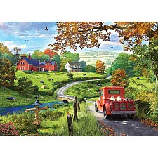 The Art of Dominic Davison Puzzles - Country Drive by Dominic Davison