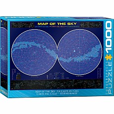 Eurographics Map Of The Sky Puzzle (1000 pc)