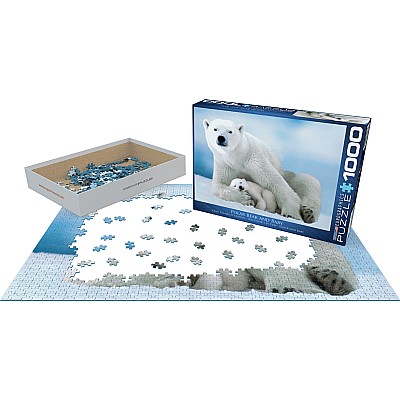 Polar Bear & Ba 1000-Piece Puzzle 