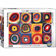 Color Study Of Squares By Wassily Kandinsky 1000-piece Puzzle