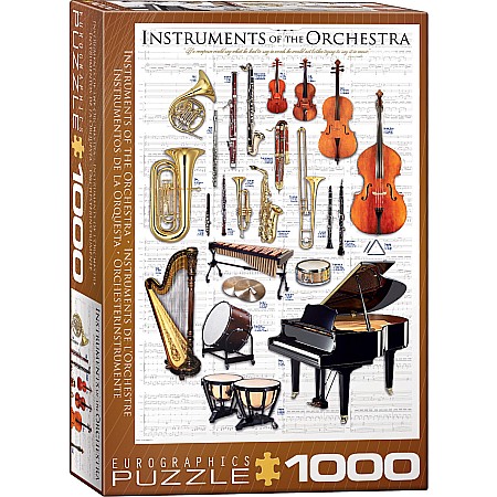 Instruments of Orchestra Puzzle 1000 pcs