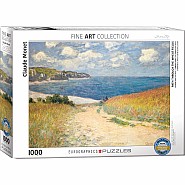 Path Through The Wheat Fields By Claude Monet 1000-piece Puzzle