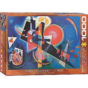Modern Art Puzzles - In Blue by Wassily Kandinsky