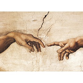 Creation of Adam by Michaelangelo 1000-Piece Puzzle