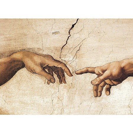 Creation of Adam by Michaelangelo 1000-Piece Puzzle