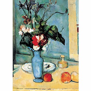Impressionism Puzzles - Blue Vase by Paul Cezanne