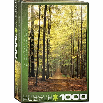 1000 Piece Forest Path Puzzle