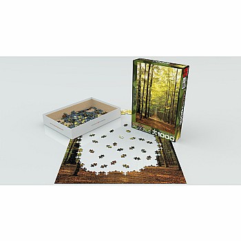 1000 Piece Forest Path Puzzle