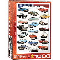 American Cars of the Fifties 1000-Piece Puzzle