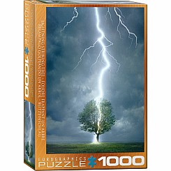 1000 Piece Lighting Striking Tree Puzzle