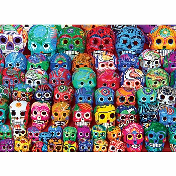 Traditional Mexican Skulls 1000-piece Puzzle