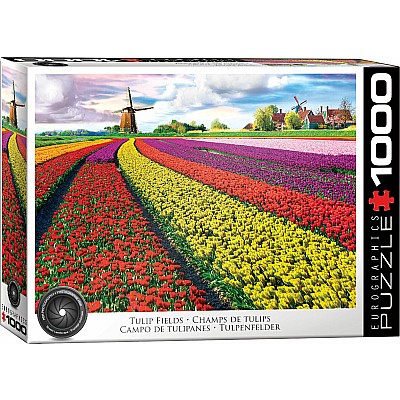 Tulip Field - Netherlands 1000-Piece Puzzle.