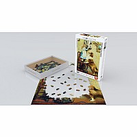 Little Girl and Her Sheltie by Charles Burton Barber 1000-Piece Puzzle