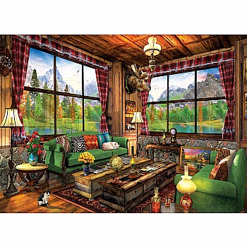 Cozy Cabin by Dominic Davison 1000-Piece Puzzle 