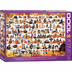 1000 Piece Puzzle, Halloween Pets