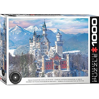 Neuschwanstein Castle in Winter (Eurographics - 1000pc)