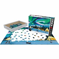 Northern Lights Yellowknife 1000-piece Puzzle