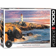 HDR Photography Puzzles - Peggy's Cove Lighthouse, Nova Scotia