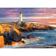 HDR Photography Puzzles - Peggy's Cove Lighthouse, Nova Scotia