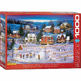 Winter Wonderland Puzzles - Stars on Ice by Patricia Bourque