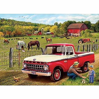 American Classics Puzzles - Grandpa's Old Truck (1965 Ford F-100) by Greg Girdano