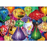 Puzzles Asian Lanterns. 1000-Piece Puzzle 