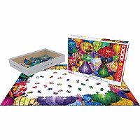 Puzzles Asian Lanterns. 1000-Piece Puzzle 