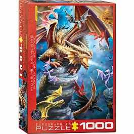 Dragon Clan by Anne,Stokes 1000-Piece Puzzle