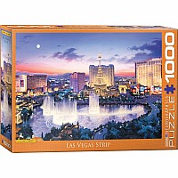 Las Vegas Strip by Eugene Lushpin 1000-Piece Puzzle 