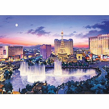 Art by Eugene Lushpin Puzzles - Las Vegas Strip by Eugene Lushpin