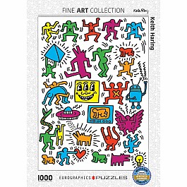 Collage By Keith Haring 1000-piece Puzzle