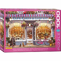 Favorite Shops & Pastimes Puzzles - Cups, Cakes & Company by Garry Walton