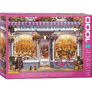Favorite Shops & Pastimes Puzzles - Cups, Cakes & Company by Garry Walton